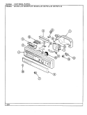 CONTROL PANEL (DU55CA / CN - 25 DU65CA - 25) Diagram and Parts List for DU65CA-25  Magic Chef Dishwasher