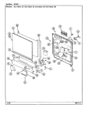 DOOR Diagram and Parts List for DU110DA-48  Magic Chef Dishwasher