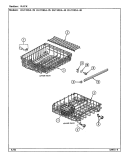 RACK Diagram and Parts List for DU110DA-48  Magic Chef Dishwasher