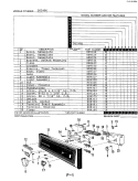 CONTROL PANEL Diagram and Parts List for DU24H6  Maytag Dishwasher