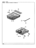 RACK Diagram and Parts List for DU96DN-35  Magic Chef Dishwasher