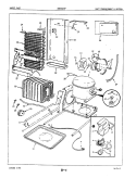 UNIT COMPARTMENT & SYSTEM Diagram and Parts List for NENS227F 5M50B Maytag Refrigerator
