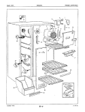 FREEZER COMPARTMENT Diagram and Parts List for NENS227GA 5N63A Maytag Refrigerator