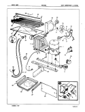 UNIT COMPARTMENT & SYSTEM Diagram and Parts List for NNT238GA 7D58A Maytag Refrigerator