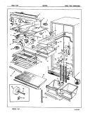 Part Location Diagram of 60085-37 Whirlpool TOP, F.F. COMPARTMENT