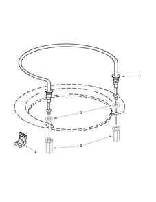 Part Location Diagram of W10446558 Whirlpool NUT