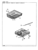 RACK (DU55CA / CN, DU65CA, DU75CA - 45) Diagram and Parts List for DU55CN-45  Magic Chef Dishwasher