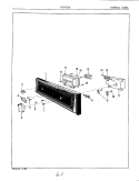 CONTROL PANEL Diagram and Parts List for DU24H2A  Maytag Dishwasher