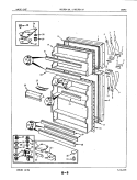 DOORS Diagram and Parts List for RB17EA-1AL 5E59A Magic Chef Refrigerator