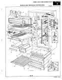 FRESH FOOD COMPARTMENT Diagram and Parts List for RC22CA-3AI 3N79B Amana Refrigerator