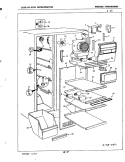 FREEZER COMPARTMENT Diagram and Parts List for RC22CA-3AI 3N79B Amana Refrigerator