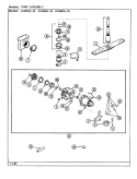 PUMP ASSEMBLY Diagram and Parts List for DU96DK-45  Magic Chef Dishwasher