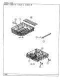 RACK Diagram and Parts List for DU96DK-45  Magic Chef Dishwasher