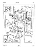 Part Location Diagram of WP70047-3 Whirlpool Freezer Door Gasket (measures 30-3/4" by 19-3/4")