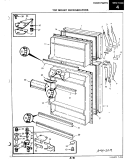 DOOR PARTS Diagram and Parts List for B15A-2RNTP 4D42A Maytag Refrigerator