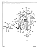 TUB Diagram and Parts List for DU96DN-48  Magic Chef Dishwasher