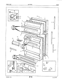 DOORS Diagram and Parts List for NNT176DVA 5A52A Crosley Refrigerator