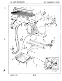 UNIT COMPARTMENT & SYSTEM Diagram and Parts List for RB17CA-3A 4D41A Magic Chef Refrigerator