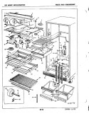 FRESH FOOD COMPARTMENT Diagram and Parts List for RB17CA-3A 4D41A Magic Chef Refrigerator