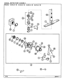 MOTOR & PUMP ASSY (DU55CA / CN & DU65CA - 48) Diagram and Parts List for DU55CA-48  Magic Chef Dishwasher