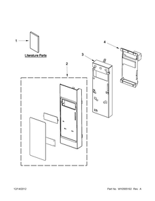 Part Location Diagram of W10344702 Whirlpool INSTALL,INSTRUCT.