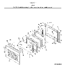 Part Location Diagram of 808950017 Frigidaire DOOR ASSEMBLY