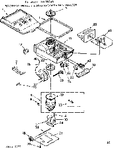 Base Assembly Diagram and Parts List for 11628940  Kenmore Canister Vacuum