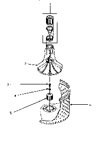 Agitator & Drive Bell Diagram and Parts List for LWM423L-P1176404WL  Amana Washer