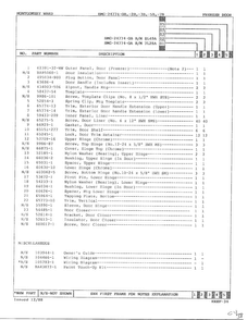 Freezer Door Page 2 Diagram and Parts List for 24774A  Admiral Refrigerator
