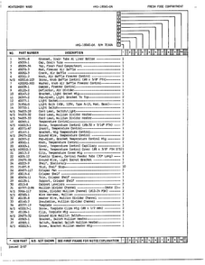 Fresh Food Compartment Page 2 Diagram and Parts List for 18060-0A  Admiral Refrigerator