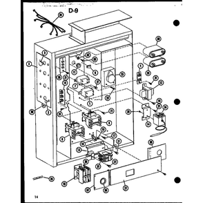 Part Location Diagram of B1290501 Whirlpool Control Panel