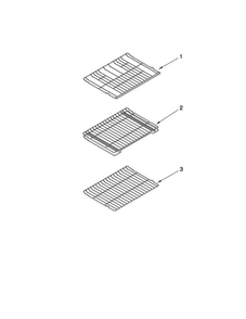 Rack Parts Diagram and Parts List for MGR6775BDQ18  Maytag Range