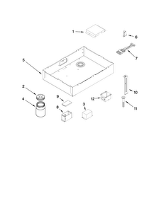 Burner Box Assembly Diagram and Parts List for CVEX4100B19  Jenn-Air Cooktop