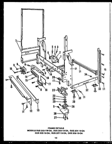 Section 15 Diagram and Parts List for DCS211-1H-OA  Caloric Dishwasher
