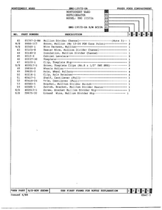 Fresh Food Compartment Page 3 Diagram and Parts List for 19572A  Admiral Refrigerator