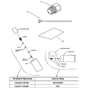Diagram 3 Diagram and Parts List for HANG10 P1210304F Amana Air Conditioner
