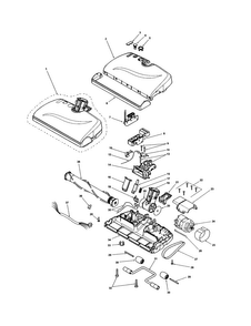 Part Location Diagram of KC76FAXEZ000 Whirlpool Vacuum powermate overload protector