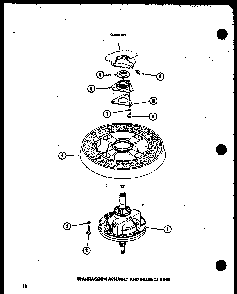 Section 20 Diagram and Parts List for TAA200 P75751-8W Amana Washer