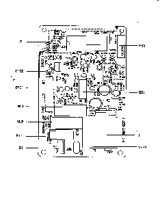 Power And Control Circuit Board Diagram and Parts List for 56569330790  Kenmore Microwave