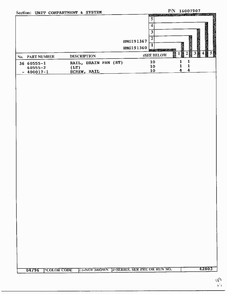 Unit Compartment And System Page 3 Diagram and Parts List for HMG-191367  Admiral Refrigerator
