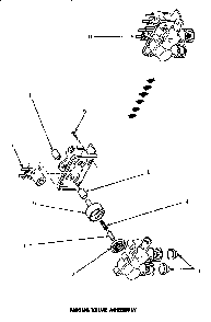 Mixing Valve Assembly Diagram and Parts List for LW8463W2 PLW8463W2A Amana Washer