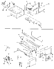 Ice Maker & Bin Diagram and Parts List for JRTD226LB-MBJ84B  Jenn-Air Refrigerator