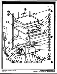 Section 3 Diagram and Parts List for BX20M-P7812520W  Amana Refrigerator