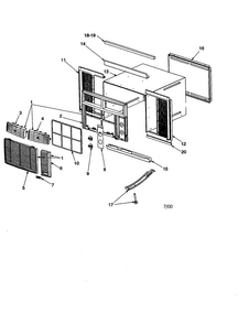 Part Location Diagram of RACOM01A Whirlpool DISCONTINUED