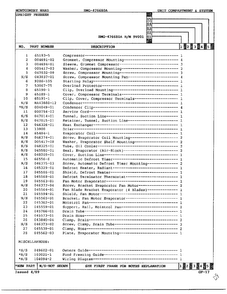 Unit Compartment And System Page 2 Diagram and Parts List for 47668A  Admiral Freezer