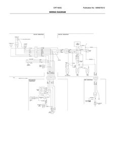 Wiring Diagram Diagram and Parts List for CRT182IQB4A  Crosley Refrigerator