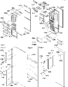 Refrigerator Door Diagram and Parts List for SQD25VW-P1190430WW  Amana Refrigerator