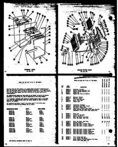 Interior Parts 19 Cu. Diagram and Parts List for T15G-C-P60100-2WC  Amana Refrigerator