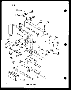 Upper Door Parts Diagram and Parts List for TL20F-P75288-15W  Amana Refrigerator