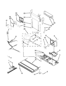 Unit Parts Diagram and Parts List for JFC2290VEM7  Jenn-Air Refrigerator